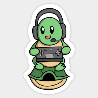 Turtle Gamer Sticker